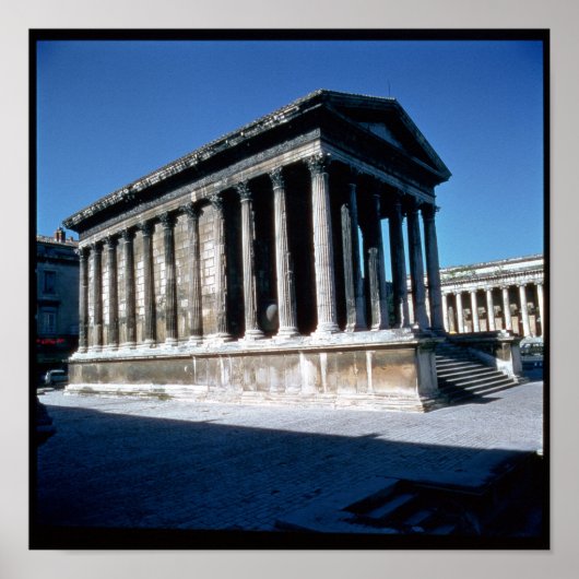 Het Maison Carree Poster (Voorkant)