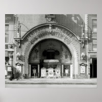 Het Majestic Theatre, 1910. Oude foto