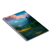 Het majestueuze dennenbos van de vallei notitieboek (Rechterzijde)