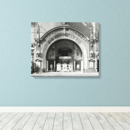 Het majestueuze theater, 1910 canvas afdruk (Insitu (Houten vloer))