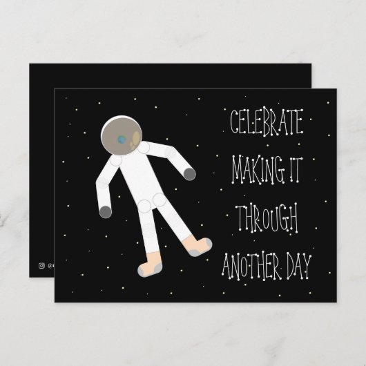 Het maken door een andere dag - Nod Notes Briefkaart (Voorkant / Achterkant)