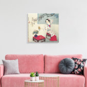 Het maken in de ochtend canvas afdruk (Insitu (Woonkamer))