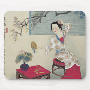 Het maken in de ochtend muismat