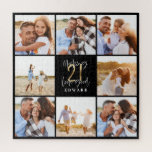 Het maken van 21 een gouden zwarte fotoverjaardag legpuzzel<br><div class="desc">Viel je 21ste verjaardag in stijl met dit zwarte en goudeffect 21ste verjaardagsontwerp. Een modern ontwerp met manuscripttekst en gewaagde grafiek. Verander de kleur om aan te passen. Een deel van een collectie.</div>
