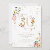 Het maken van 30 lijken goed roze gouden olifanten kaart (Voorkant)