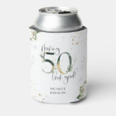 Het maken van 50 blik Goede Groene Goud Botanische Blikjeskoeler (Blikje Achterkant)