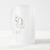 Het maken van 50 blik Goede Groene Goud Botanische Matglas Bierpul (Voorkant links)