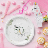 Het maken van 50 blik Goede Groene Goud Botanische Papieren Bordje (Feest)