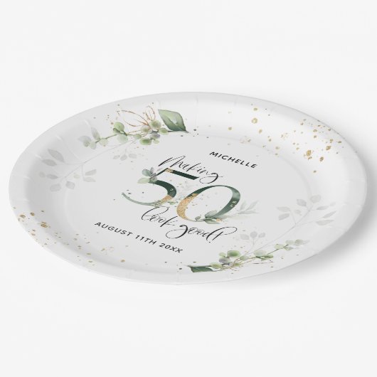 Het maken van 50 blik Goede Groene Goud Botanische Papieren Bordje (Gekanteld)