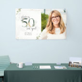 Het maken van 50 blik Goede Groene Goud Botanische Spandoek (Beurs)