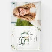 Het maken van 50 blik Goede Groene Goud Botanische Spandoek (Verticaal)