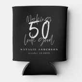 Het maken van 50 het goede verjaardagsfeest blikjeskoeler (Voorkant)