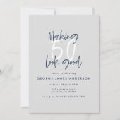 Het maken van 50 ziet er goed uit grijze verjaarda (Voorkant)