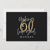 Het maken van 60 een goede gouden verjaardagsuitno (Voorkant)