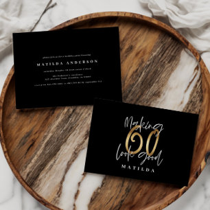 Het maken van 60 een goede gouden verjaardagsuitno