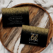 Het maken van 60 een goede gouden verjaardagsuitno