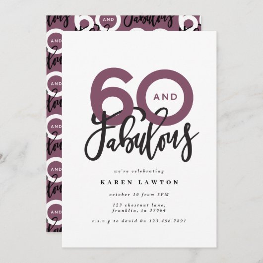 Het maken van 60 een goede moderne typografische v (Voorkant / Achterkant)