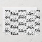 Het maken van 60 kijkt goede fotoverjaardagsuitnod (Achterkant)