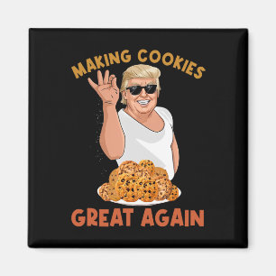 Het maken van Cookie Great Again Grappig Trump Mak Magneet