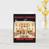 Het maken van Cookie Great Again Grappig Trump Nee Kaart (Gele Bloem)
