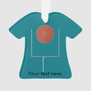 Het maken van de Football van het doelShirt Orname Ornament