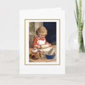 Het maken van de Kaart van de Koekjes van Kerstmis (Voorkant)