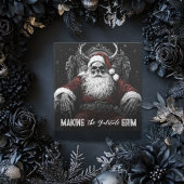 Het maken van de Yuletide Grim | Gothic Skeleton S Feestdagenkaart