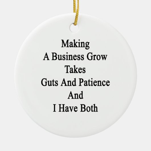 Het maken van een bedrijfsuitbreiding vergt hulp e keramisch ornament (Voorkant)