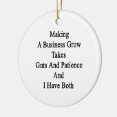 Het maken van een bedrijfsuitbreiding vergt hulp e keramisch ornament (Links)