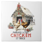 "Het maken van een lijst, Chicken it two" Puns Chr Tegeltje (Voorkant)