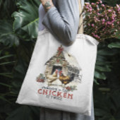 "Het maken van een lijst, Chicken it two" Puns Chr Tote Bag