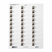 Het maken van een wandtapijt etiket (Full Sheet)
