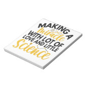 Het maken van een wonderbaarlijke weestijd van lie notitieblok (Linkerzijde)