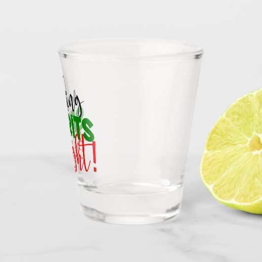 het maken van geesten helder Vakantie partij Kerst Shot Glas (Rechts)