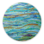 Het maken van Golven Keramische Tegel Knop (Voorkant)