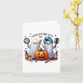 Het maken van haar bootiful Halloween Hair Stylist Kaart (Gele Bloem)