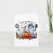 Het maken van haar bootiful Halloween Hair Stylist Kaart (Voorkant)
