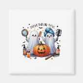 Het maken van haar bootiful Halloween Hair Stylist Magneet (Voorkant)