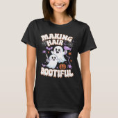 Het maken van haar bootiful Halloween Spooky Ghost T-shirt (Voorkant)