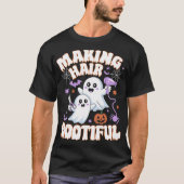 Het maken van haar bootiful Halloween Spooky Ghost T-shirt (Voorkant)