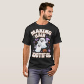 Het maken van haar bootiful Halloween Spooky Ghost T-shirt (Voorkant volledig)