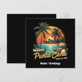 Het maken van herinneringen Punta Cana Family Trip Kaart (Voorkant / Achterkant)