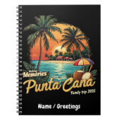 Het maken van herinneringen Punta Cana Family Trip Notitieboek (Voorkant)
