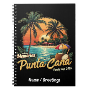 Het maken van herinneringen Punta Cana Family Trip Notitieboek