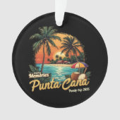 Het maken van herinneringen Punta Cana Family Trip Ornament (voorkant)
