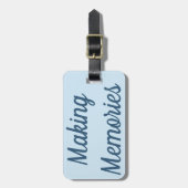 Het maken van het Bagagelabel van Memories (Voorkant verticaal)