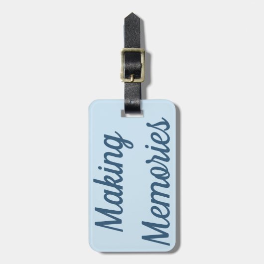 Het maken van het Bagagelabel van Memories (Voorkant verticaal)