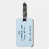 Het maken van het Bagagelabel van Memories (Achterkant verticaal)