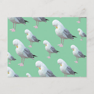 Het maken van het Gull Patroon, ketst Stijl op Gro Briefkaart