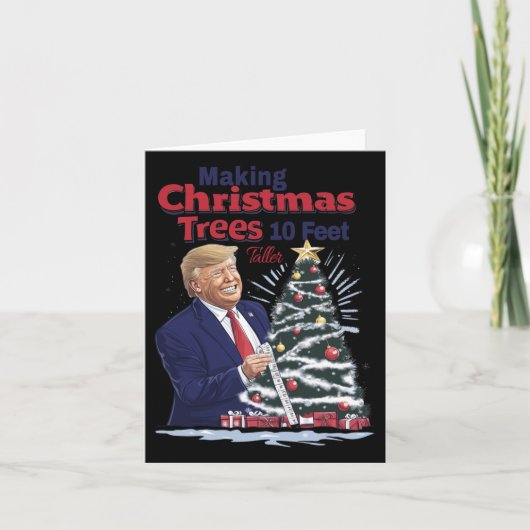 Het maken van kerstbomen 10 voet groter kaart (Voorkant)